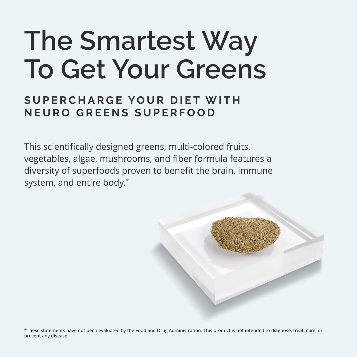 BRAINMD Dr Amen Neuro Greens Superfood Powder, 30 Servings