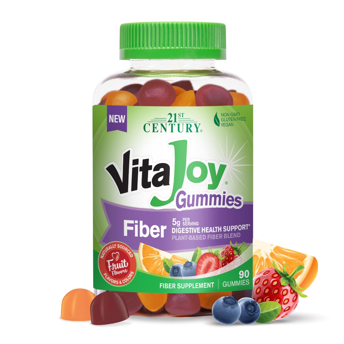 21st Century VitaJoy Fiber Gummies 90 Count