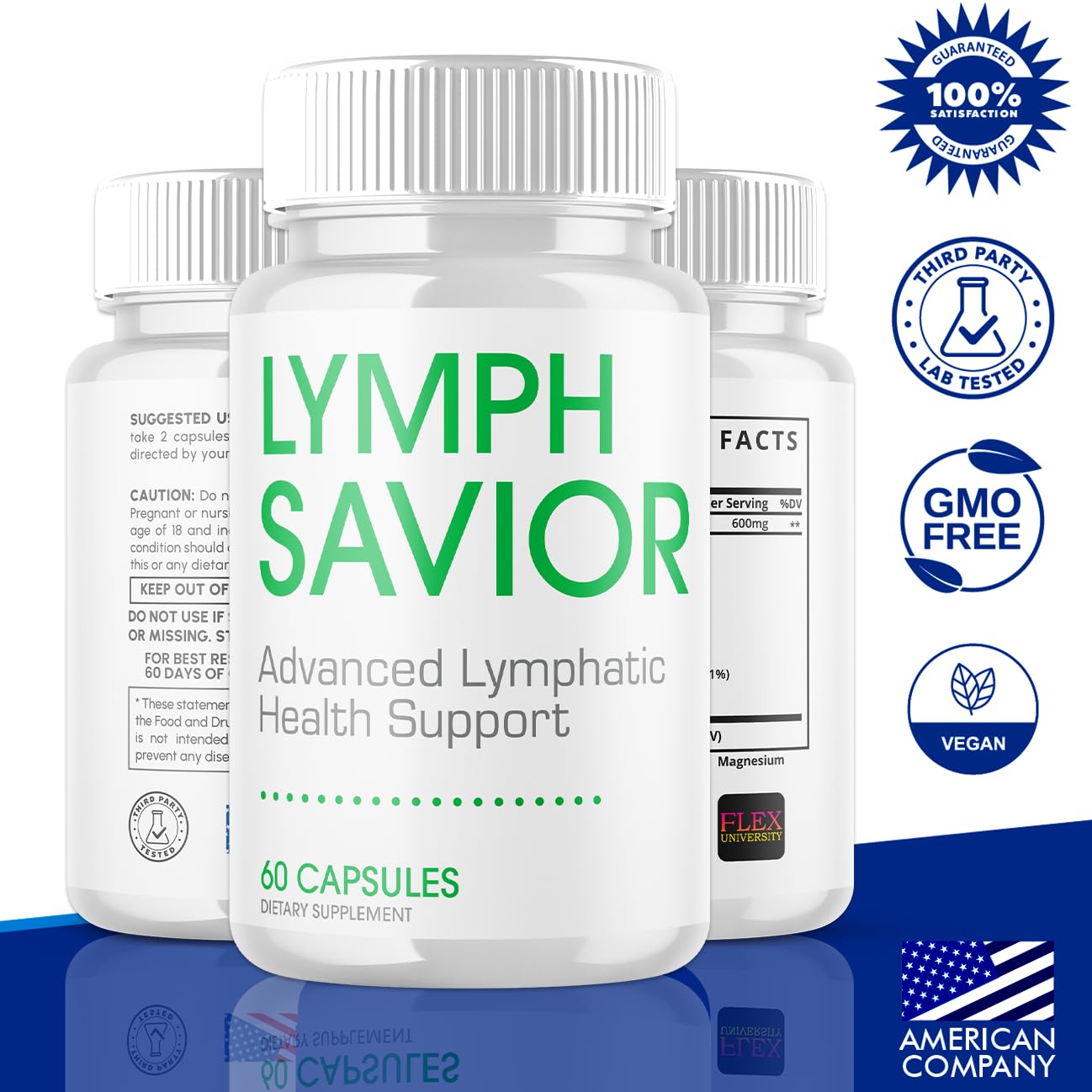 Flex University Lymph Savior 120 Capsules
