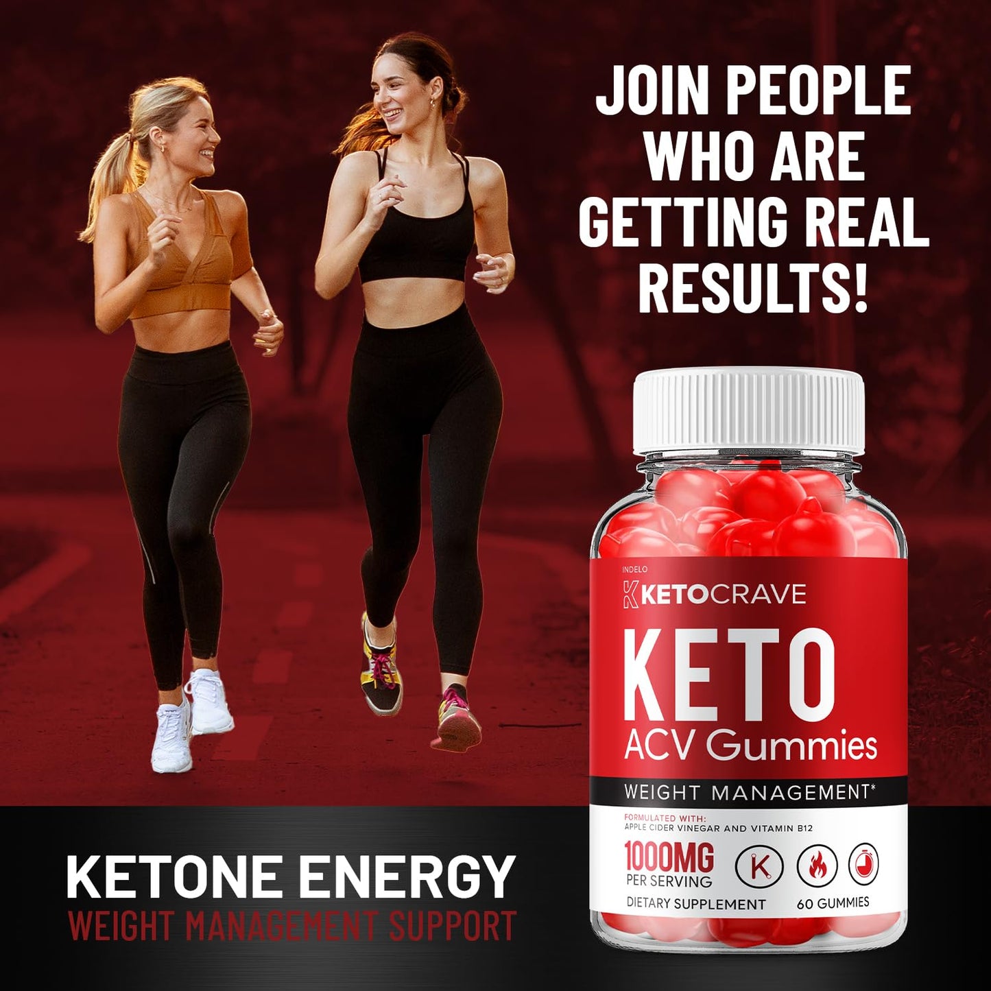 Indelo Crave Keto ACV Gummies 180 Count