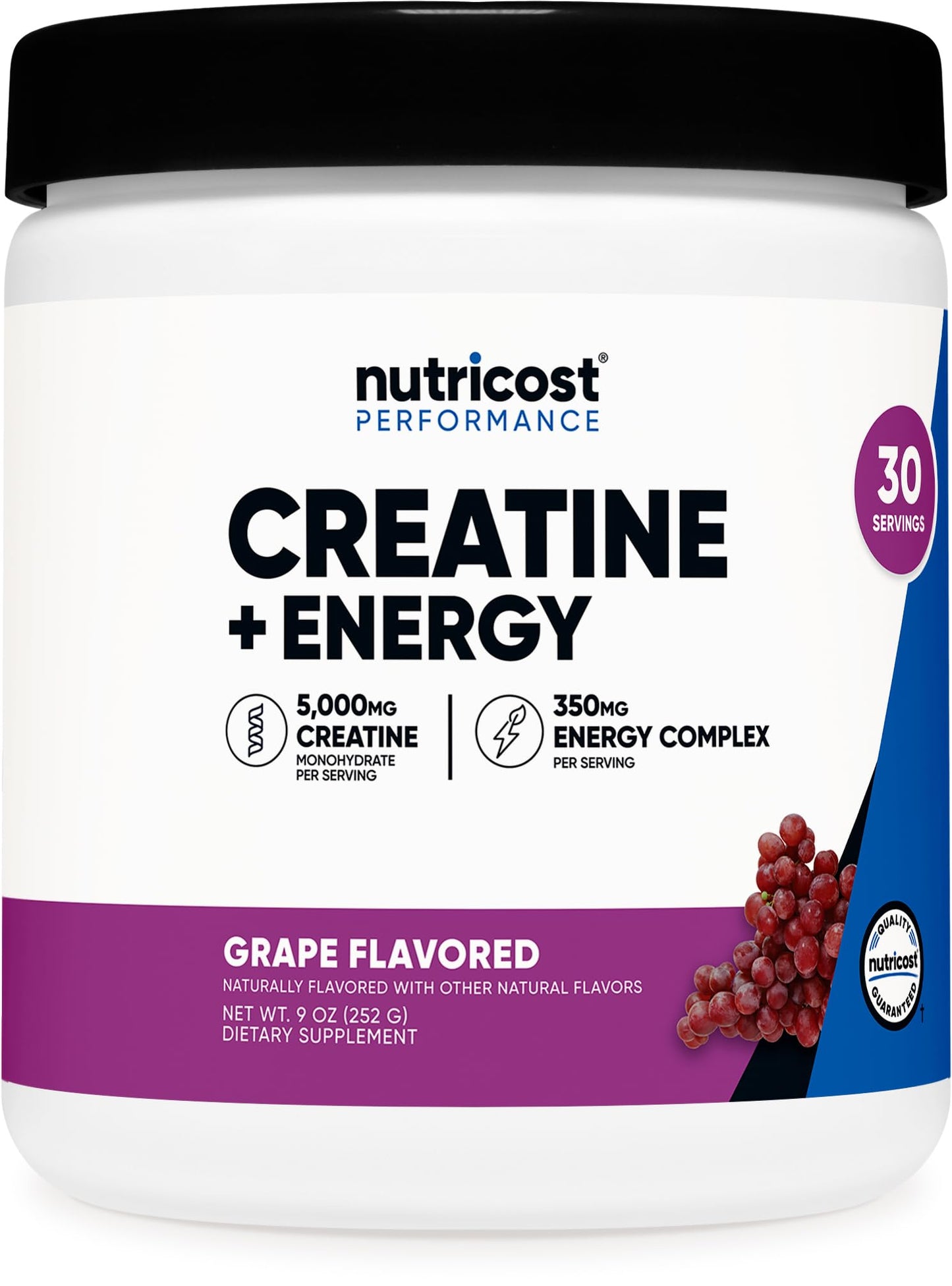 Nutricost Creatine + Energy Powder 9 Ounce