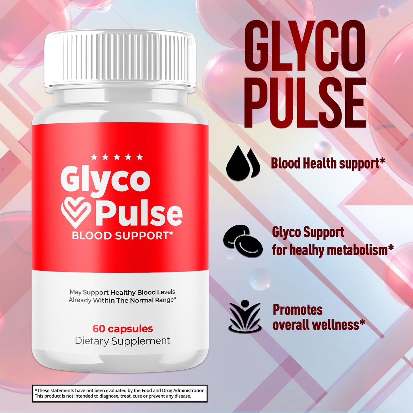 Flex University Glyco Pulse Capsules 60 Count