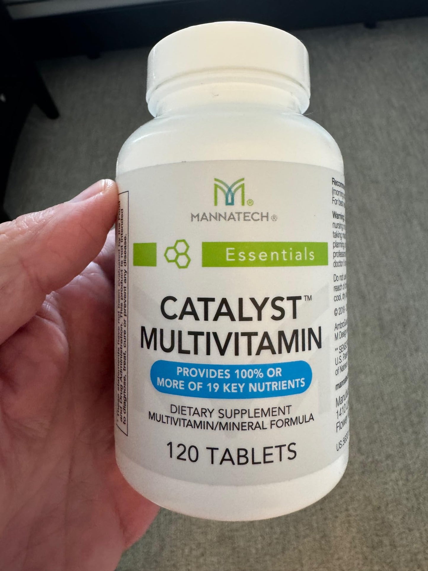 Mannatech Catalyst Multivitamin Tablet, 120 Count