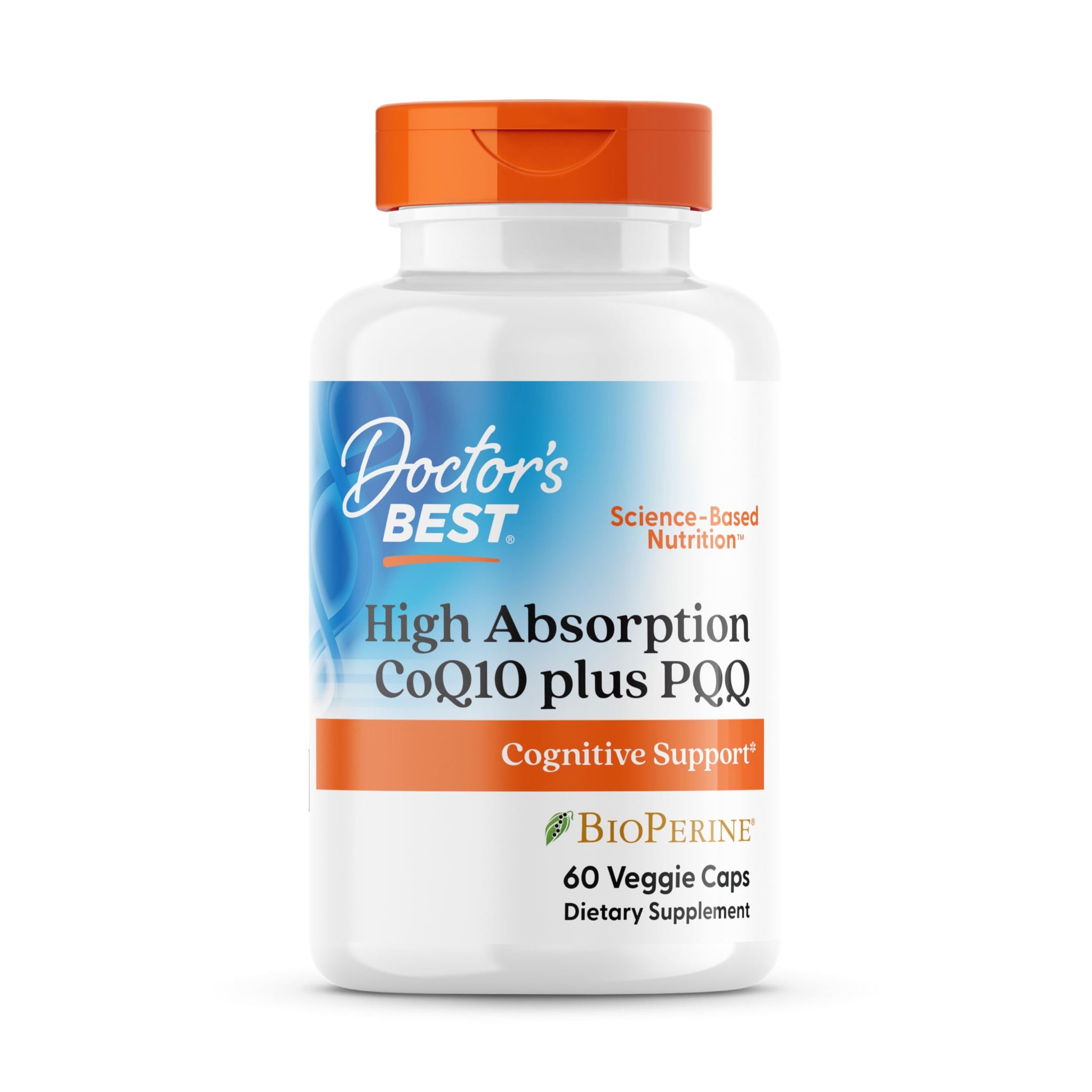Doctor's Best High Absorption CoQ10 with PQQ 60 Veg Capsules