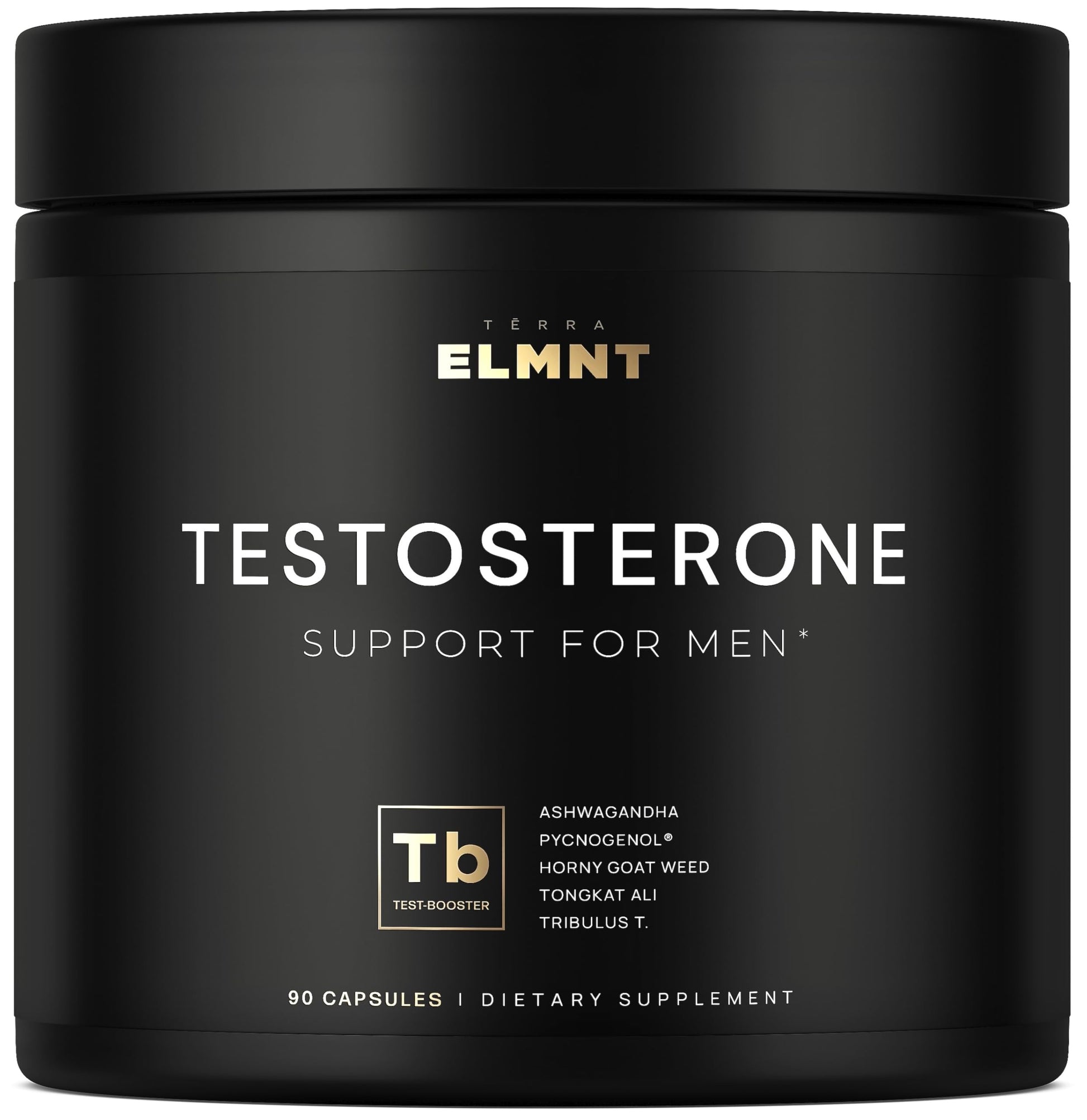TERRA ELMNT Total T Testosterone Supplement Capsules, 90