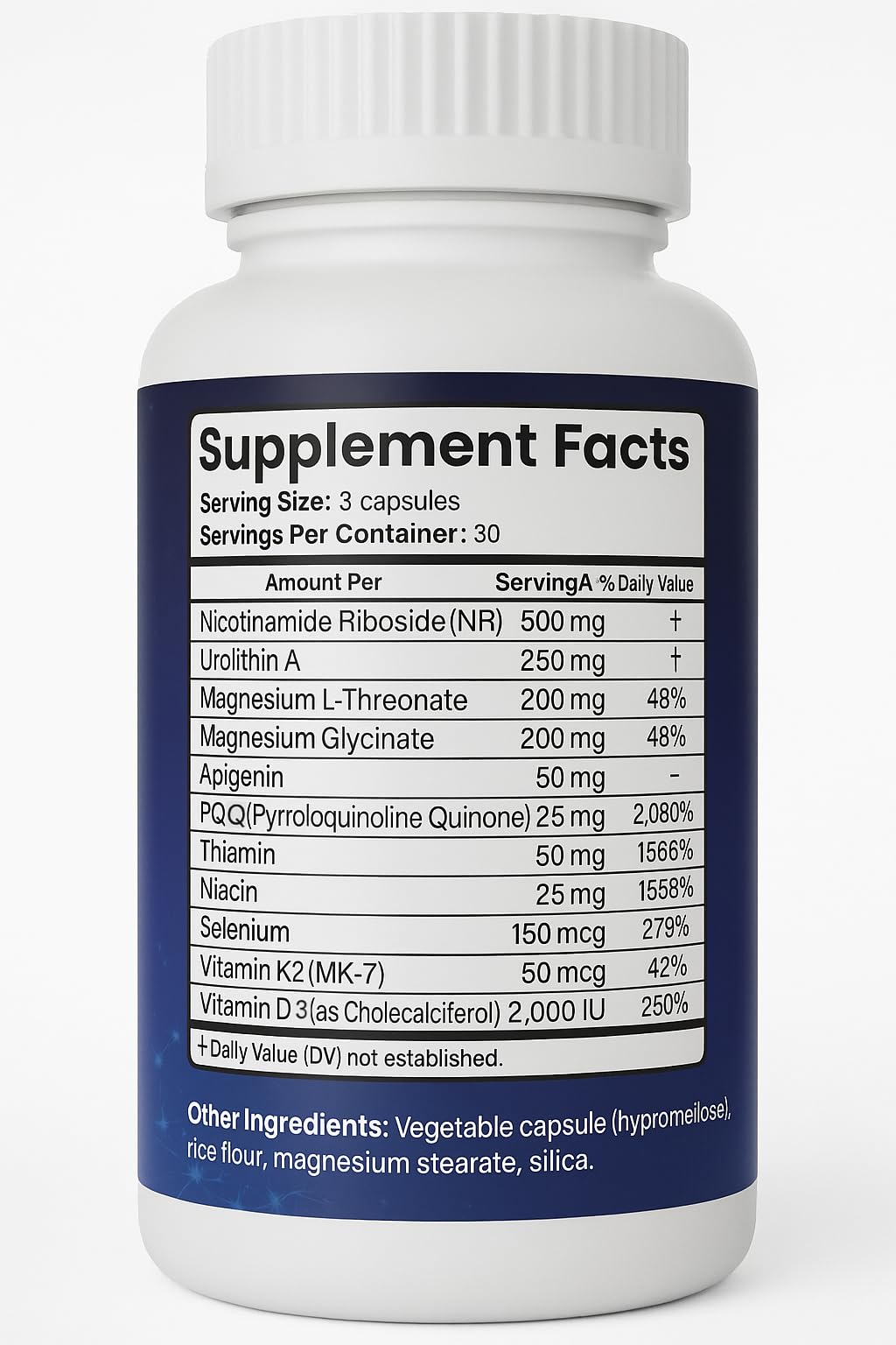 Vantanex MitoFusion Cellular Wellness & Healthy Aging Lifestyle Formula 90 Capsules