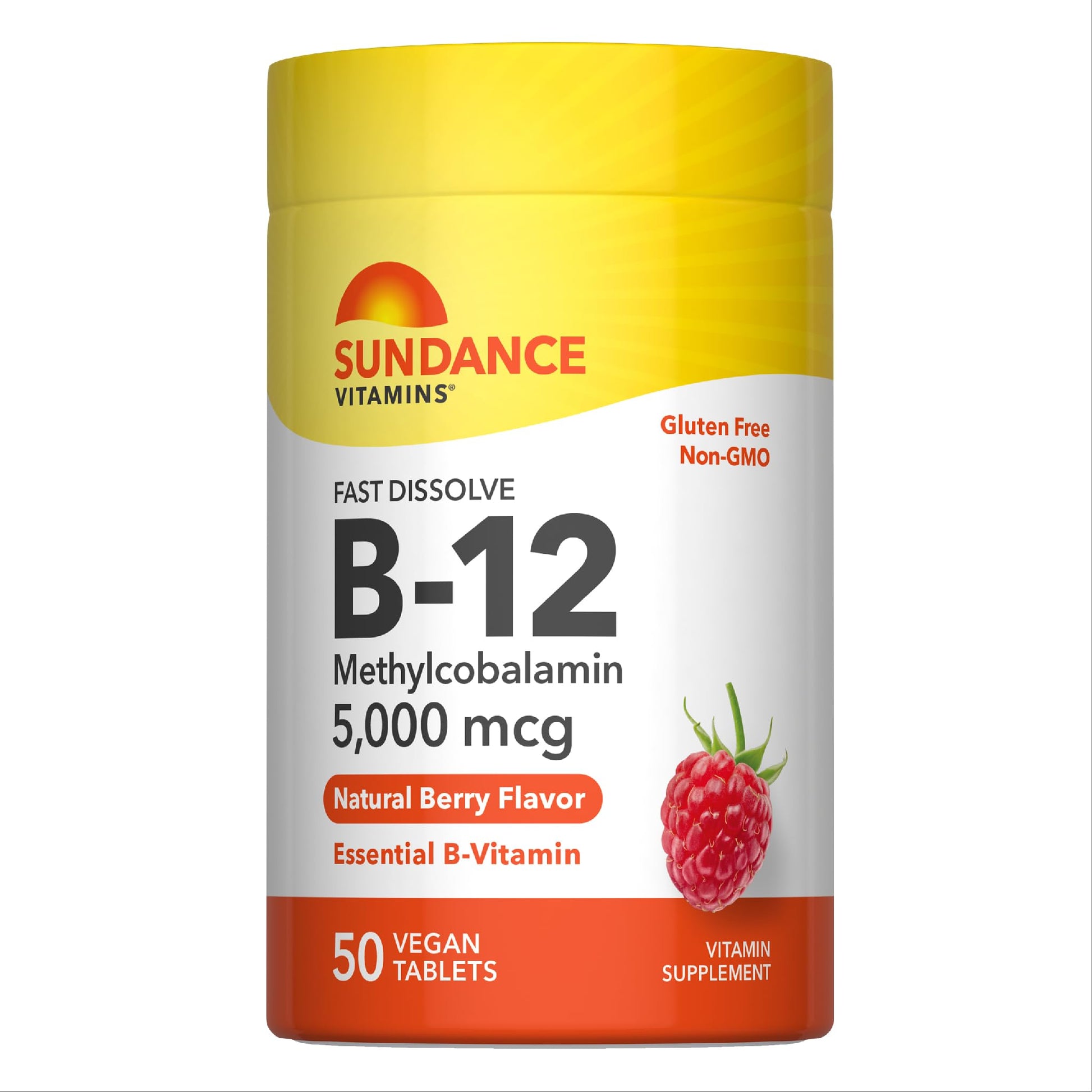 Sundance Vitamin B12 Fast Dissolve Tablets 5000 mcg, 50 Count