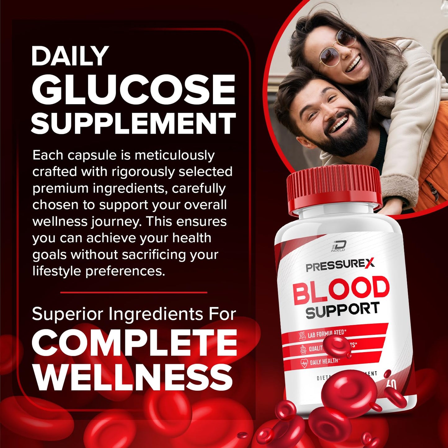 Indelo Pressure X Supplement Capsule 120 Capsules