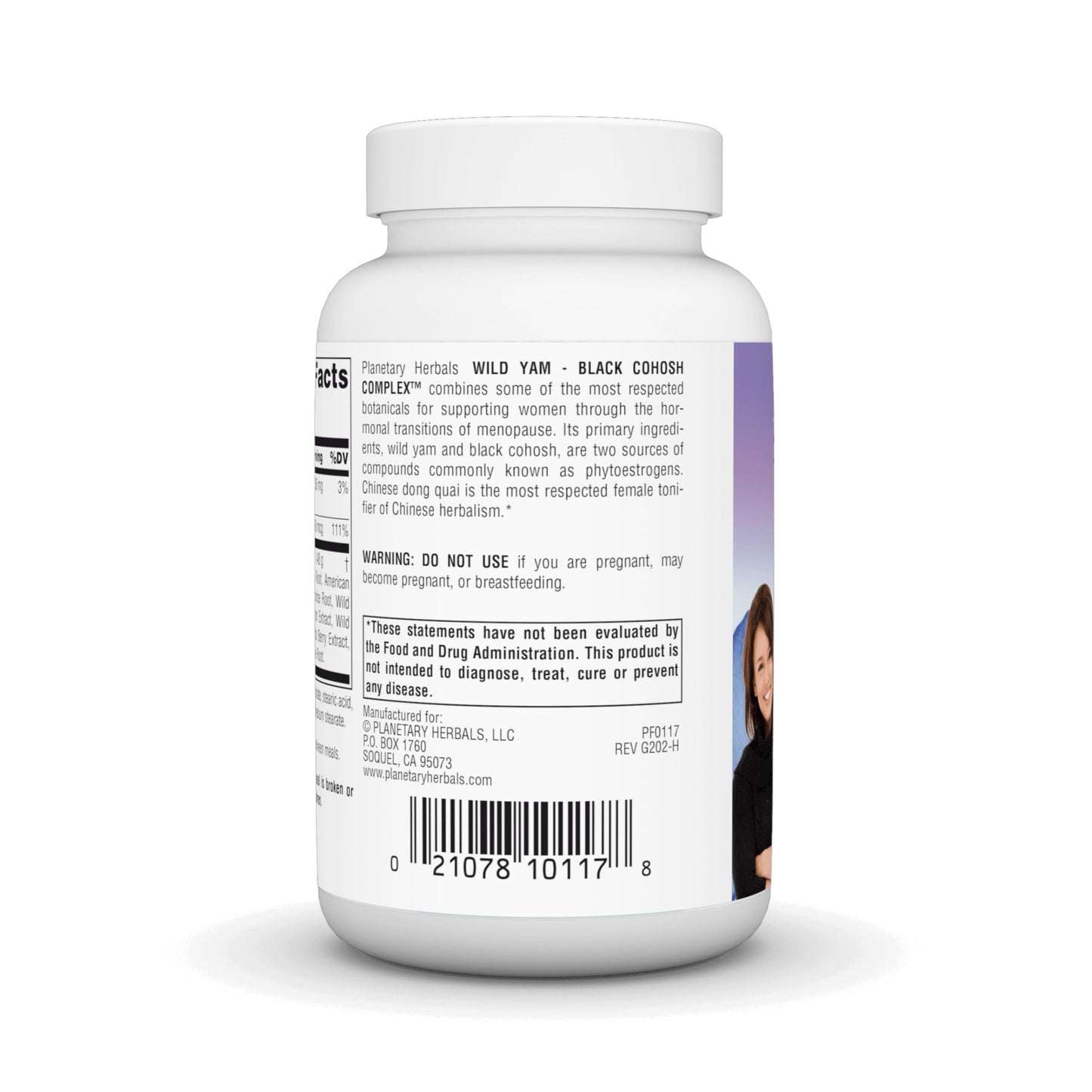 Planetary Herbals Wild Yam-Black Cohosh Complex Tablets, 120 Count