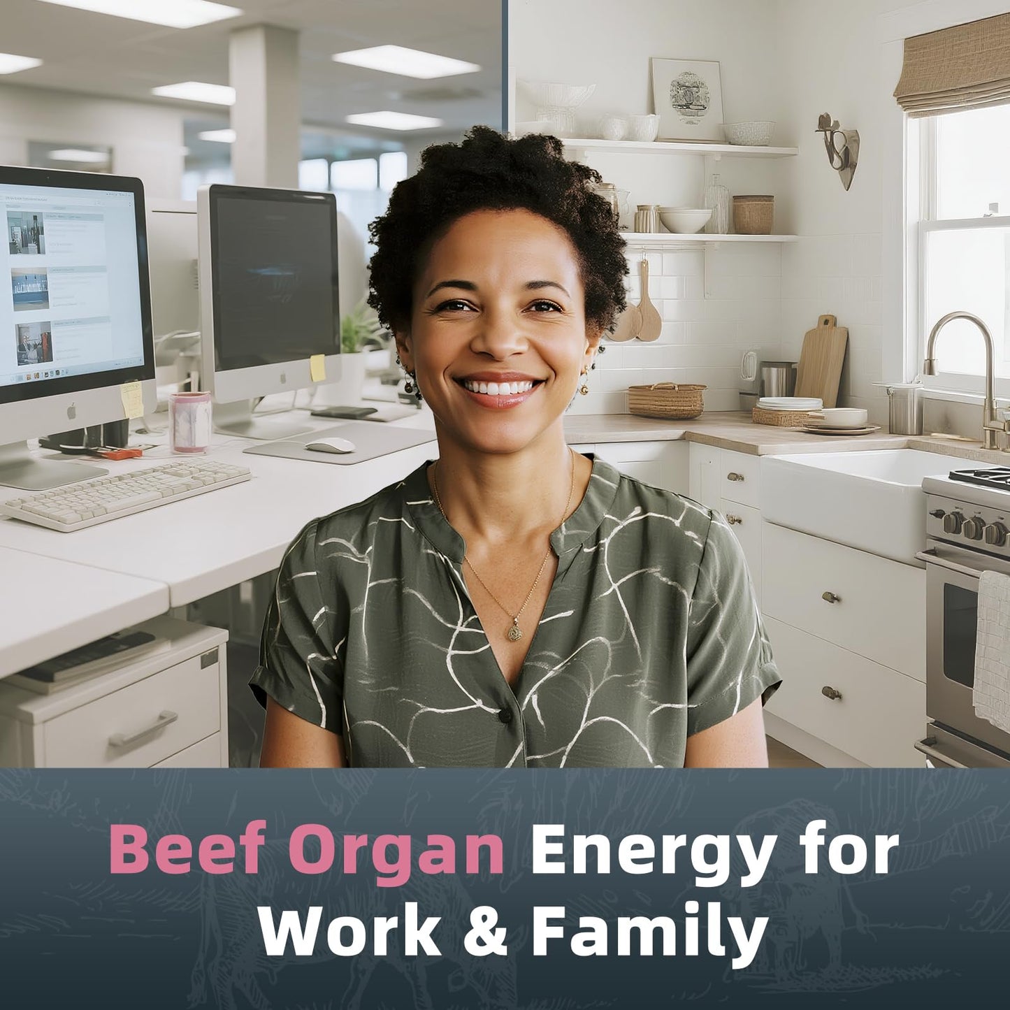 Alliwise Beef Organ Supplement for Women Capsule 180 Count