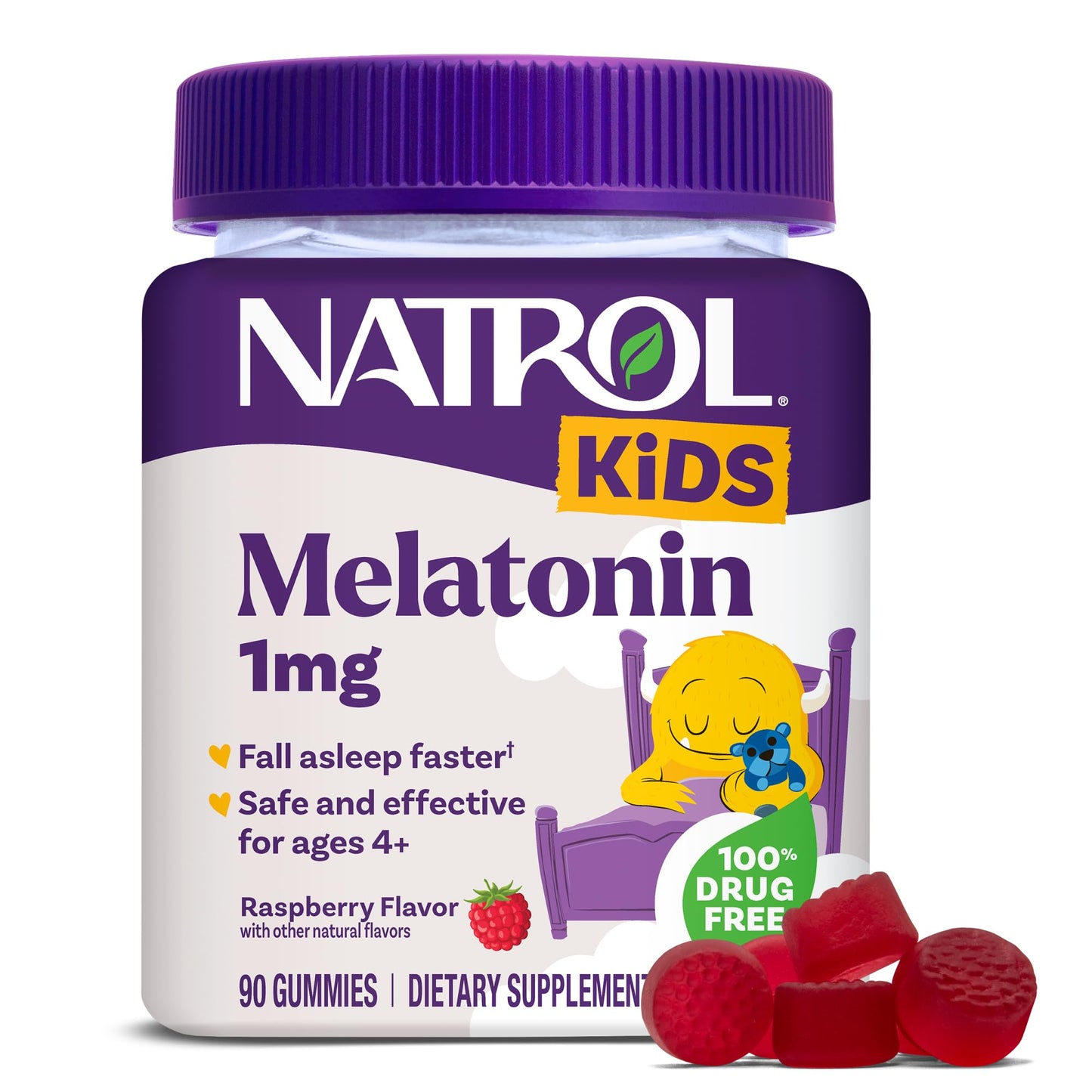 Natrol Kids Melatonin 1mg Gummy 90 Count