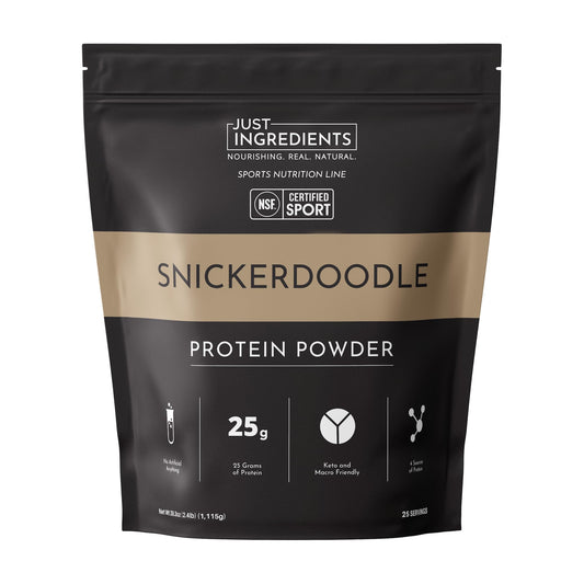 JUST INGREDIENTS Snickerdoodle Protein Powder, 25 Servings (39.3)