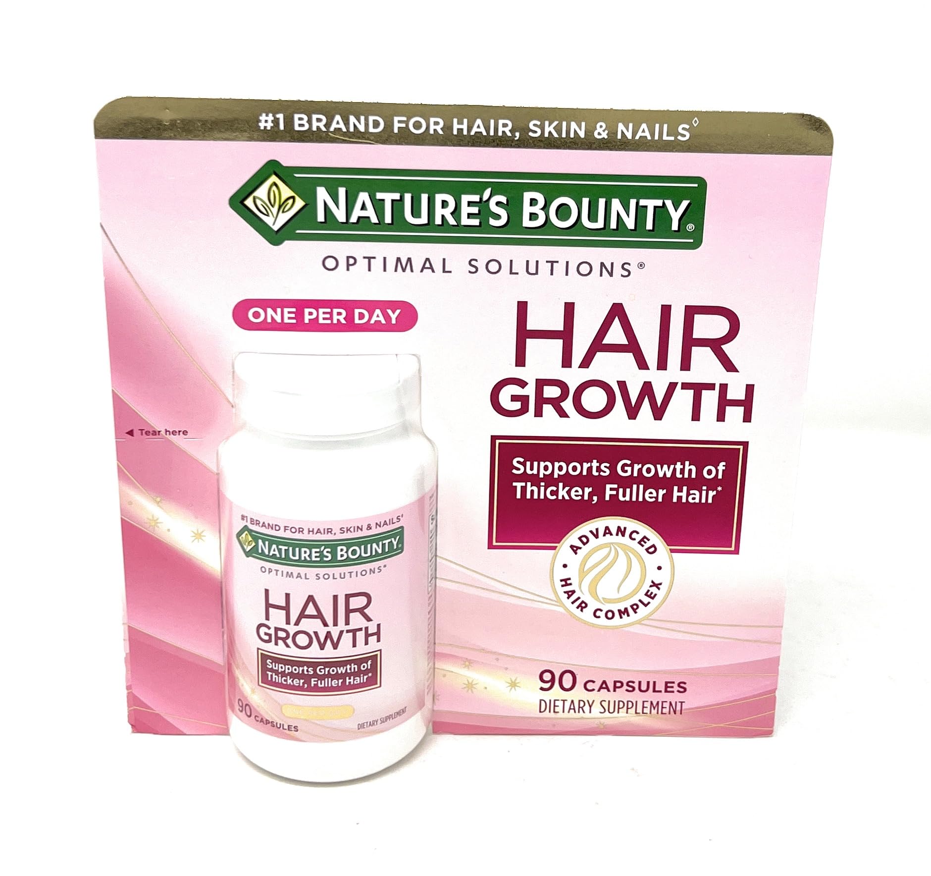 Nature's Bounty Hair Growth Supplement 90 Capsules