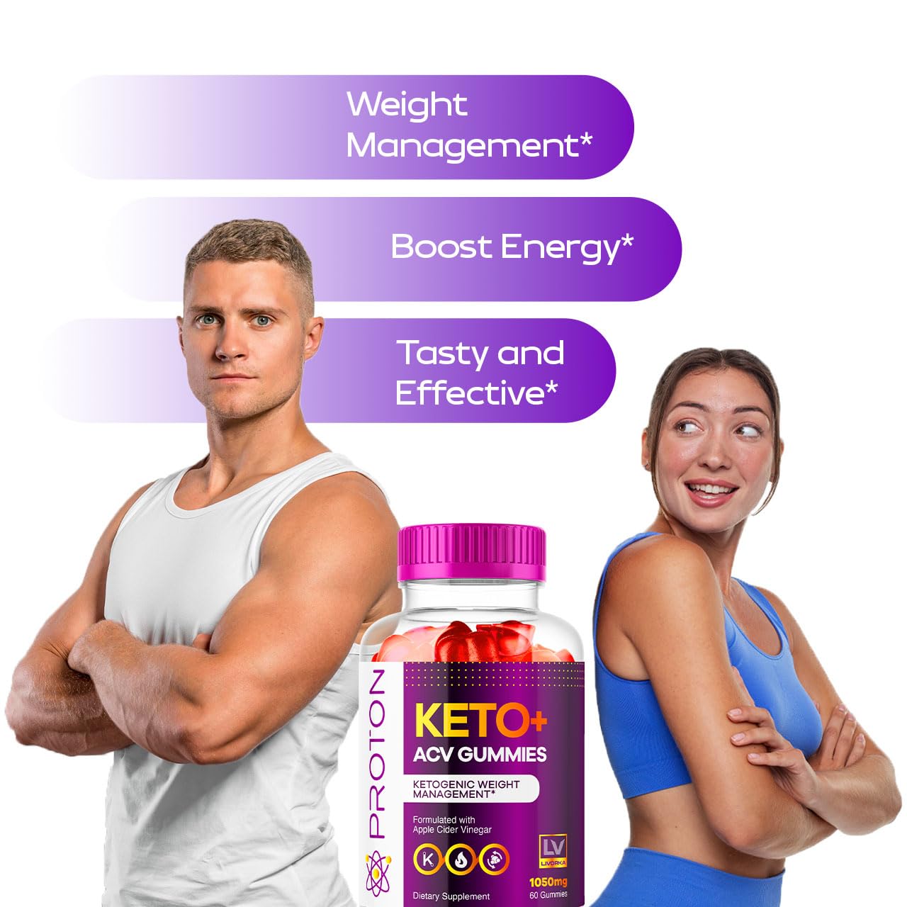 LIVORKA Proton Keto ACV Gummies 120 Gummies