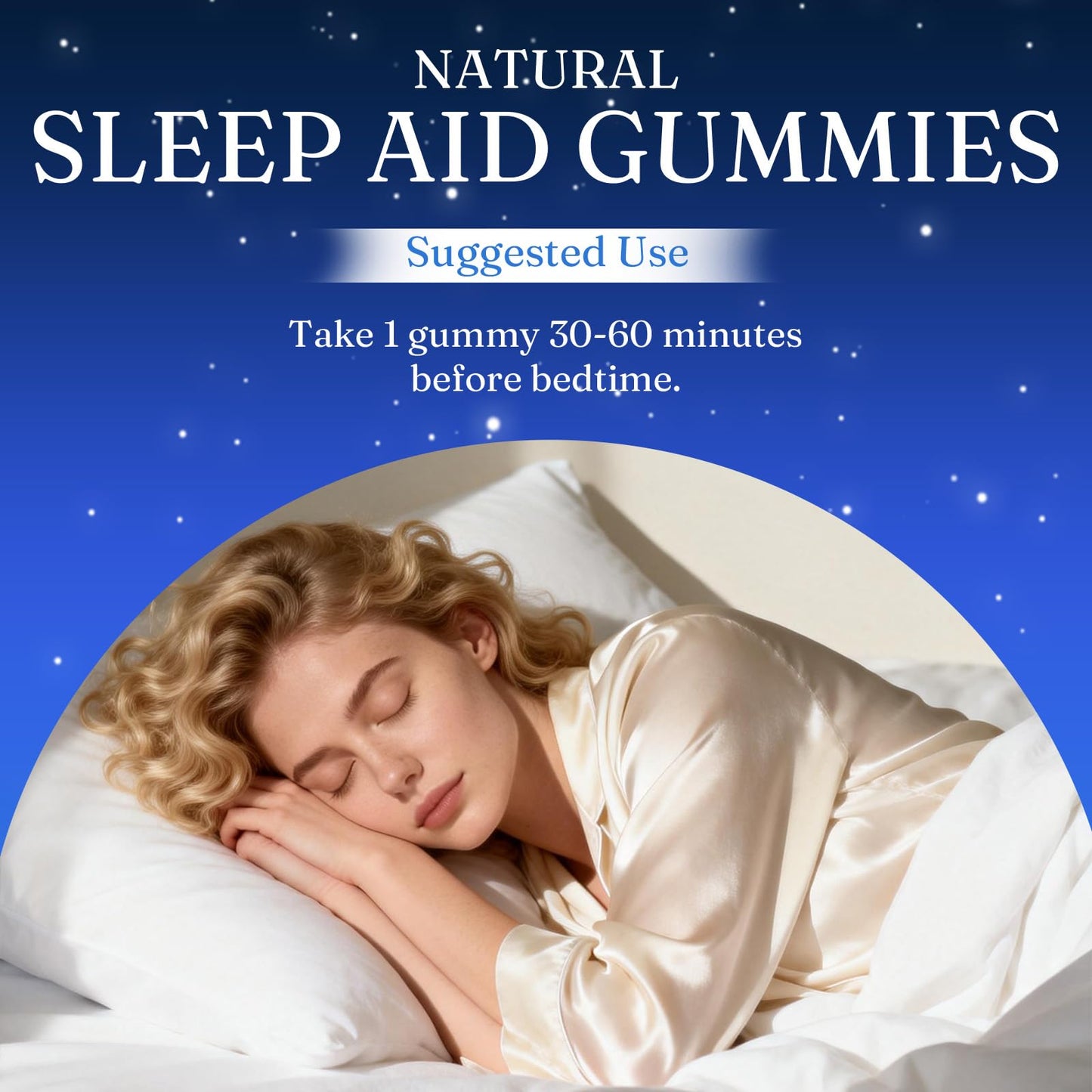 JRR LyraSleep Natural Sleep Aid Gummies, 2-Count Pack