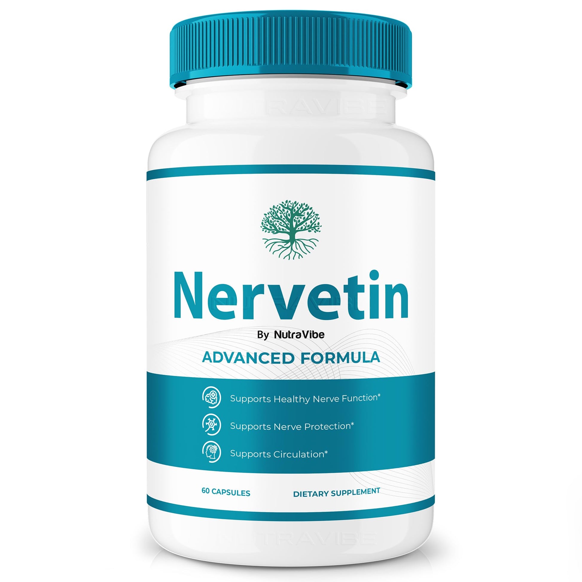 NutraVibe Nervetin Capsules 60 Count