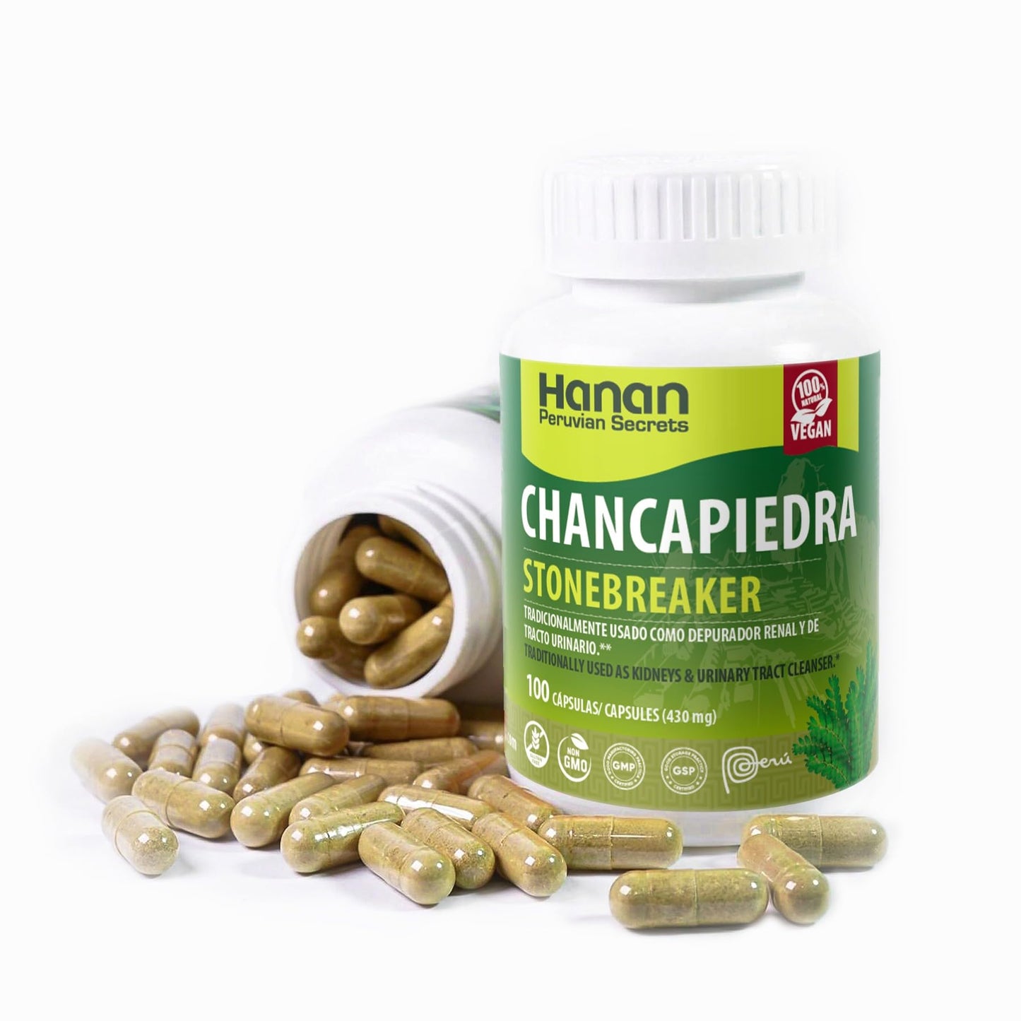 HANAN PERUVIAN SECRETS Chancapiedra Stonebreaker Capsules 300