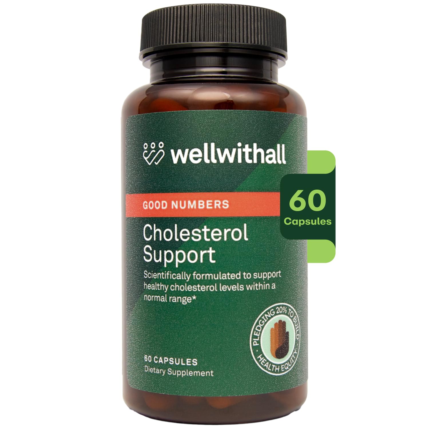 WellWithAll Cholesterol Support Supplement Capsule 60 Capsules