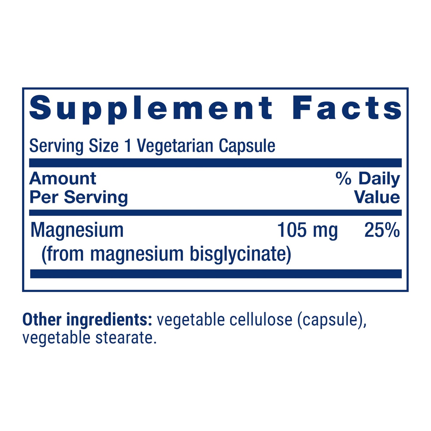 Life Extension Magnesium Glycinate Capsules 180