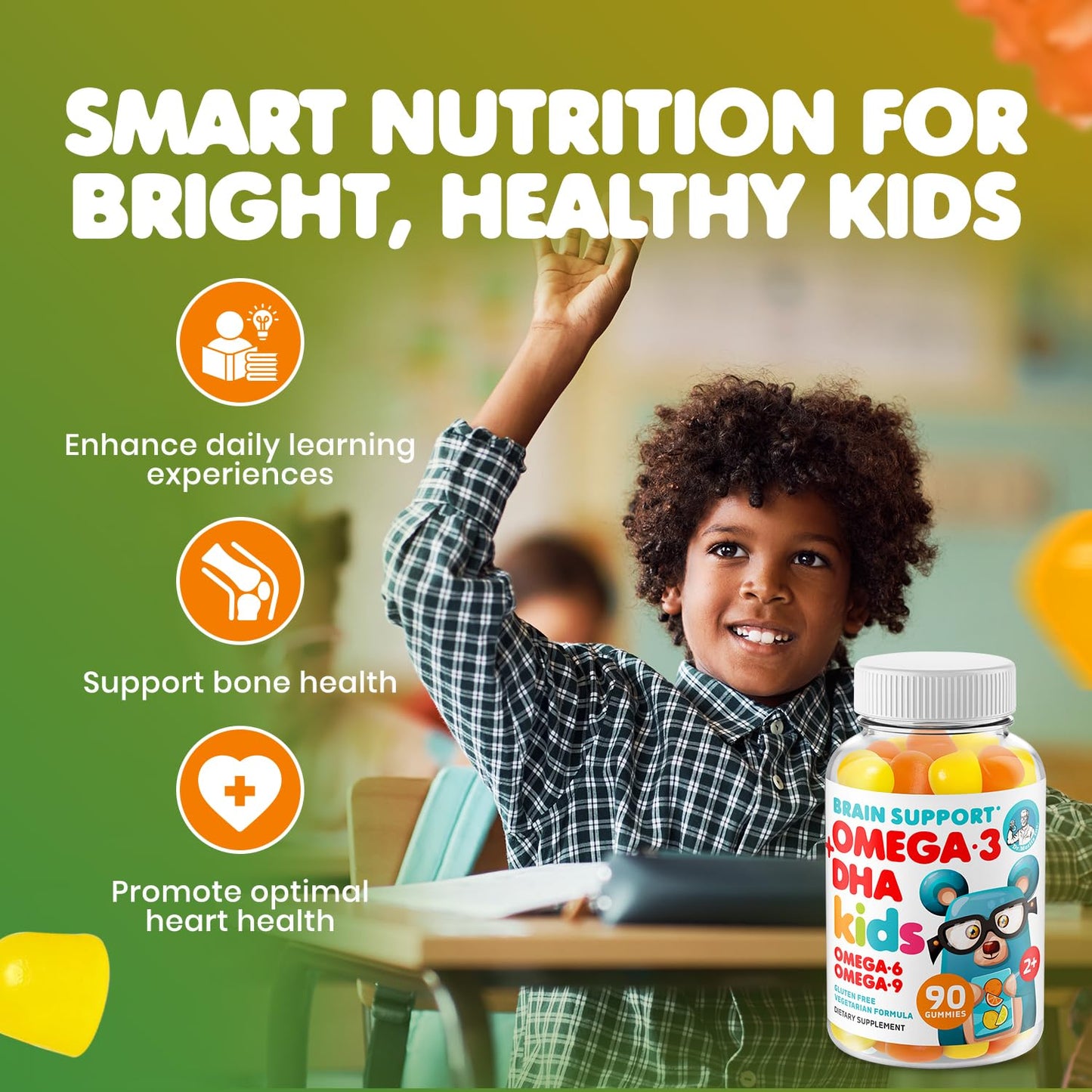 DR. MORITZ Omega 3 Gummies and Kids Multivitamin Gummies Bundle, 150 Gummies