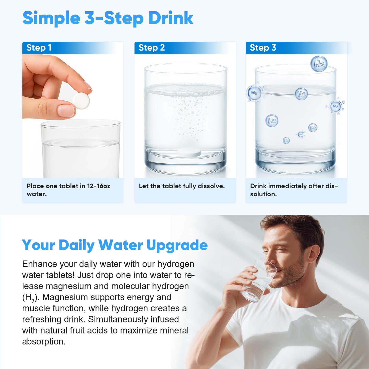 ScentDinbor Molecular Hydrogen Tablets 120 Tablets