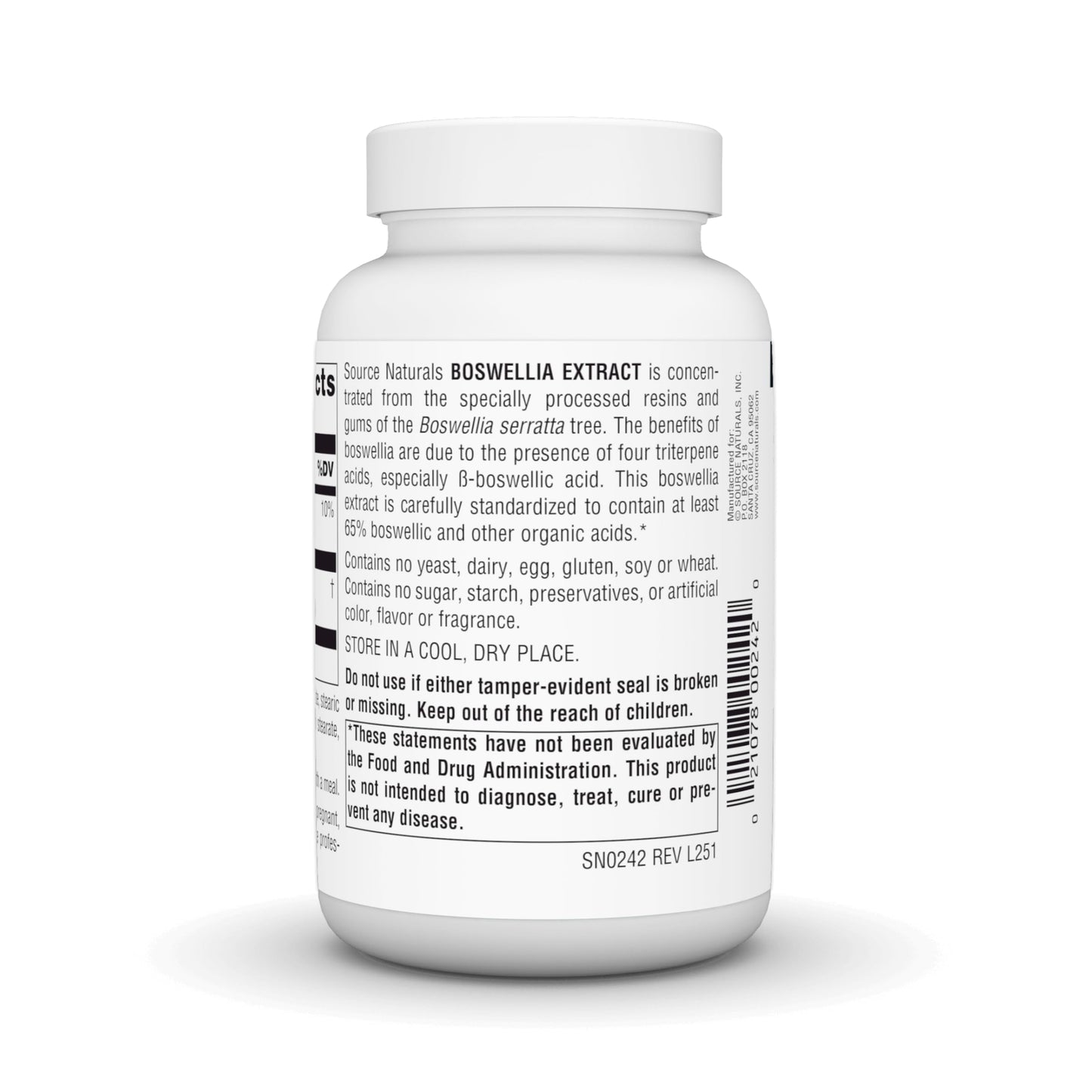 Source Naturals Boswellia Extract 100 Tablets