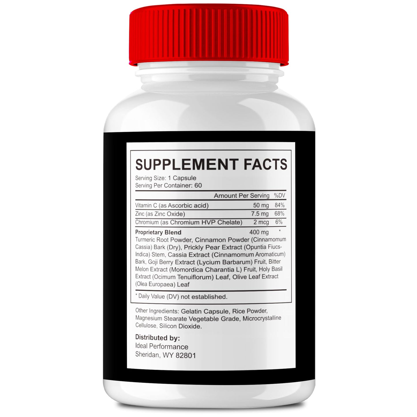 IDEAL PERFORMANCE Natural Glyco Blood Support 120 Capsules