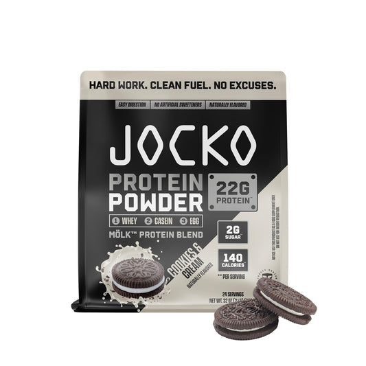 Jocko Fuel Whey Protein Powder Cookies & Cream, 32 Servings