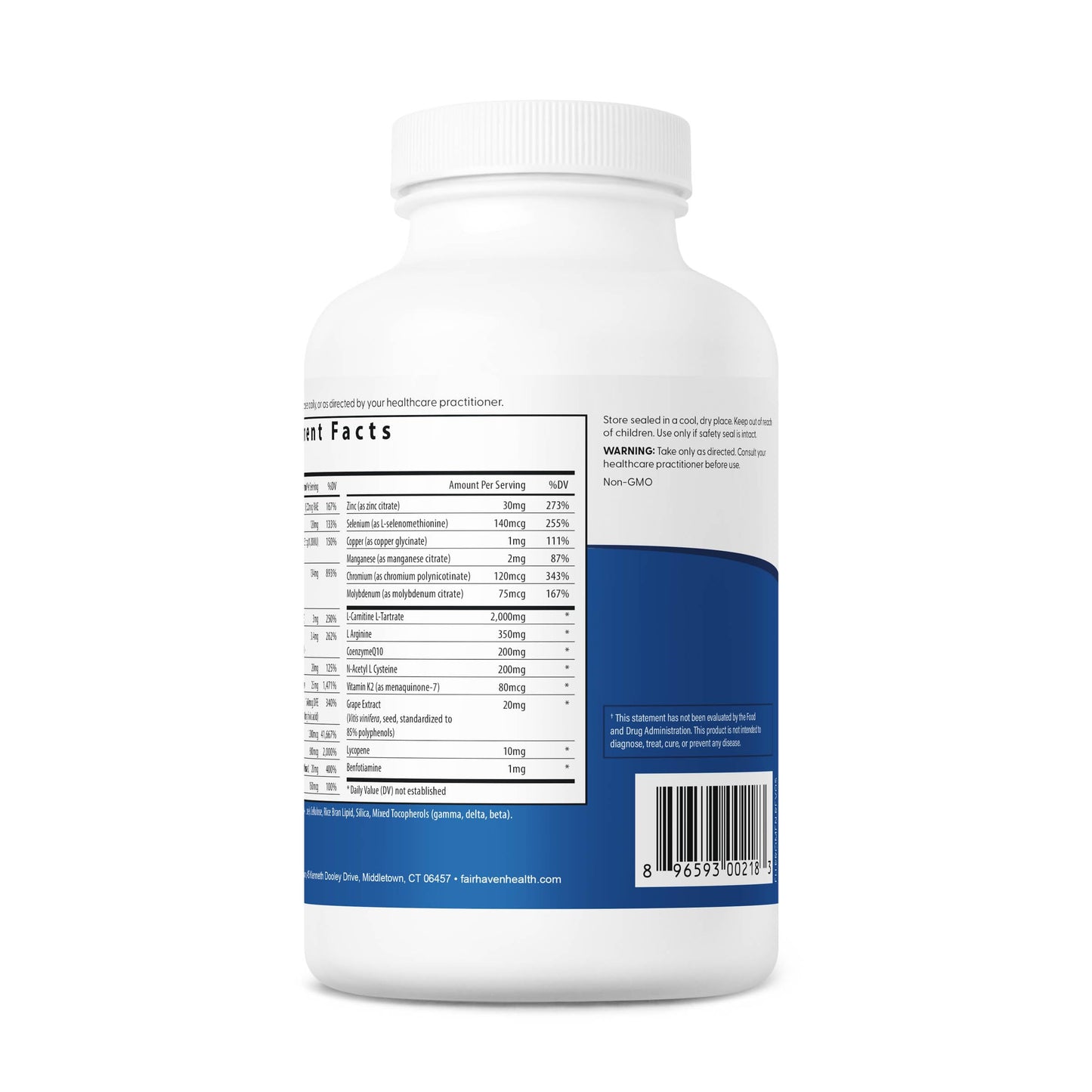 Fairhaven Health FH Pro for Men and Women Combo Capsules, 1 Count