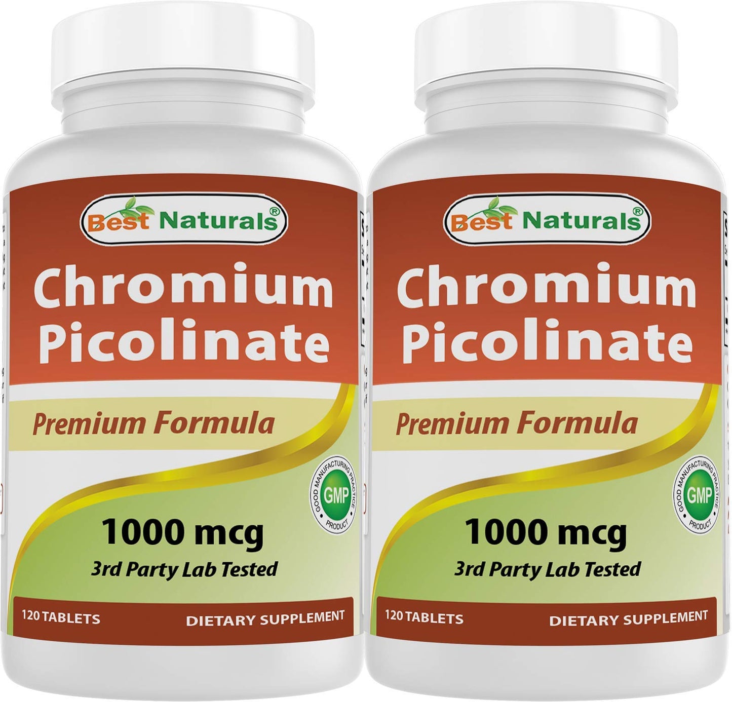 Best Naturals Chromium Picolinate 1000 mcg Tablet 240 Count