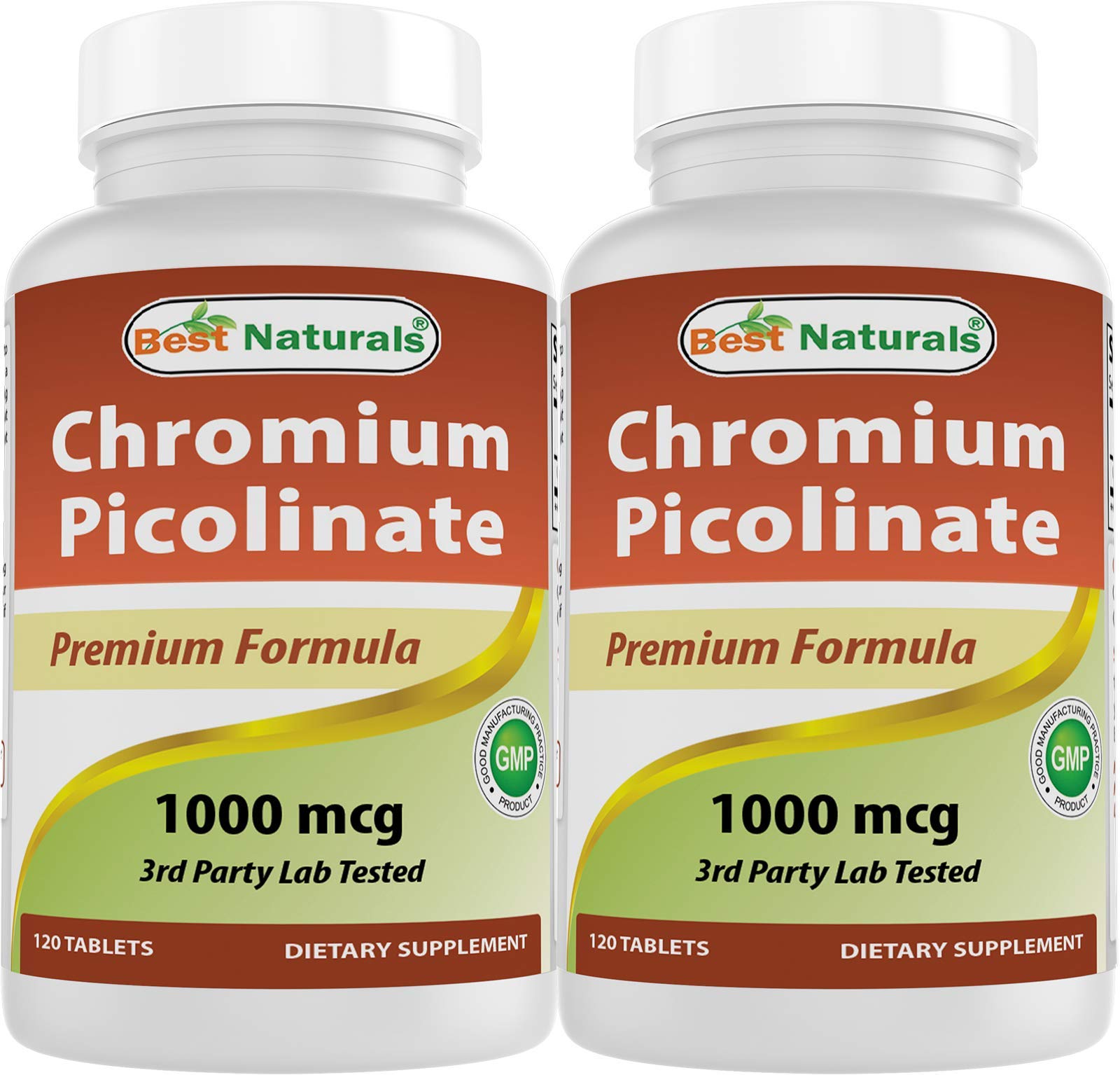 Best Naturals Chromium Picolinate 1000 mcg Tablet 240 Count
