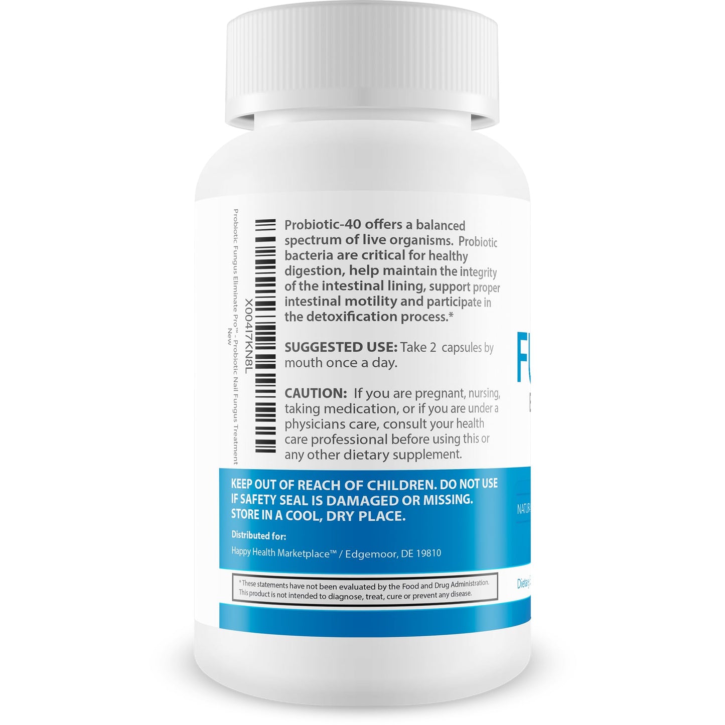Happy Health Marketplace Probiotic Fungus Eliminate Pro Capsule 60 Count
