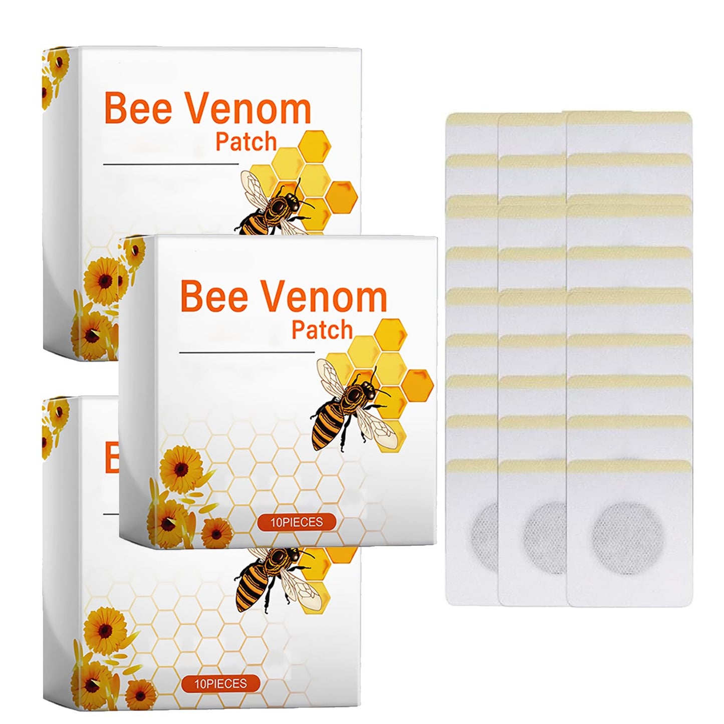 ChomiC Bee Venom Patches, Lymphatic Drainage Patches for Women and Men Caplet 30