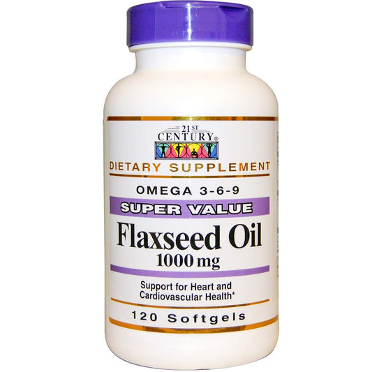21st Century Flaxseed Oil 1000mg Softgels, 240