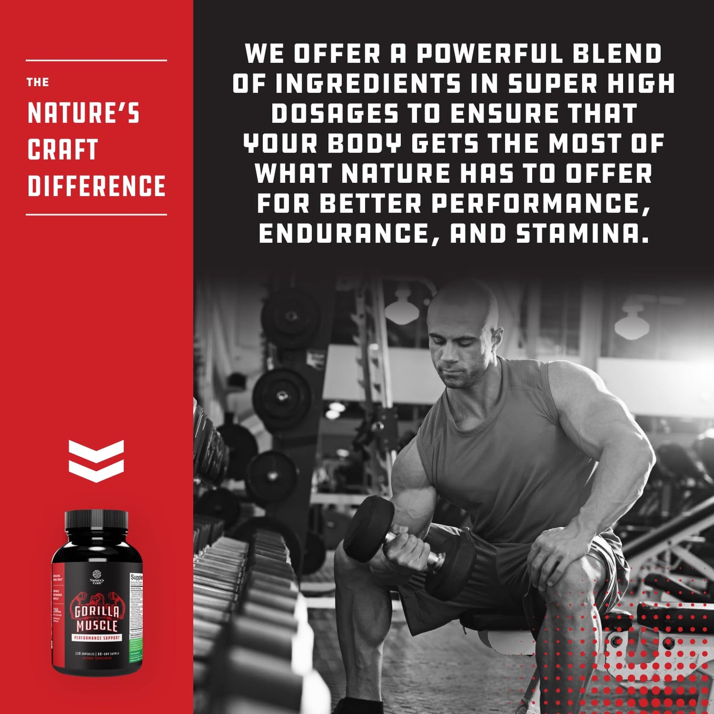 Natures Craft Extra Strength Testosterone Booster for Men Capsules 120
