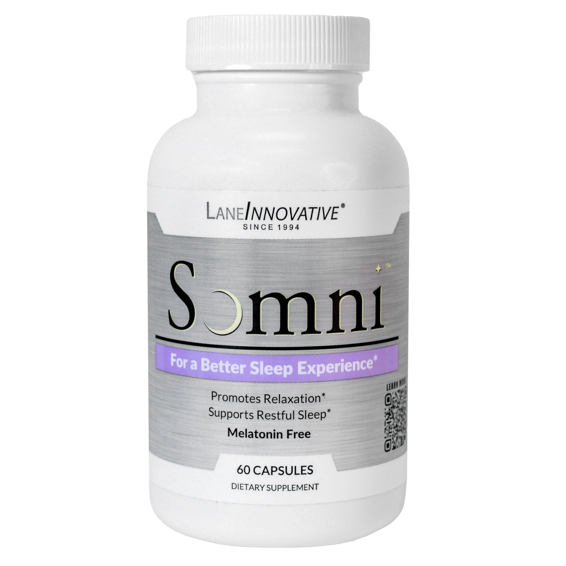LANE LABS Somni Sleep Aid Supplement Capsule, 60 Count