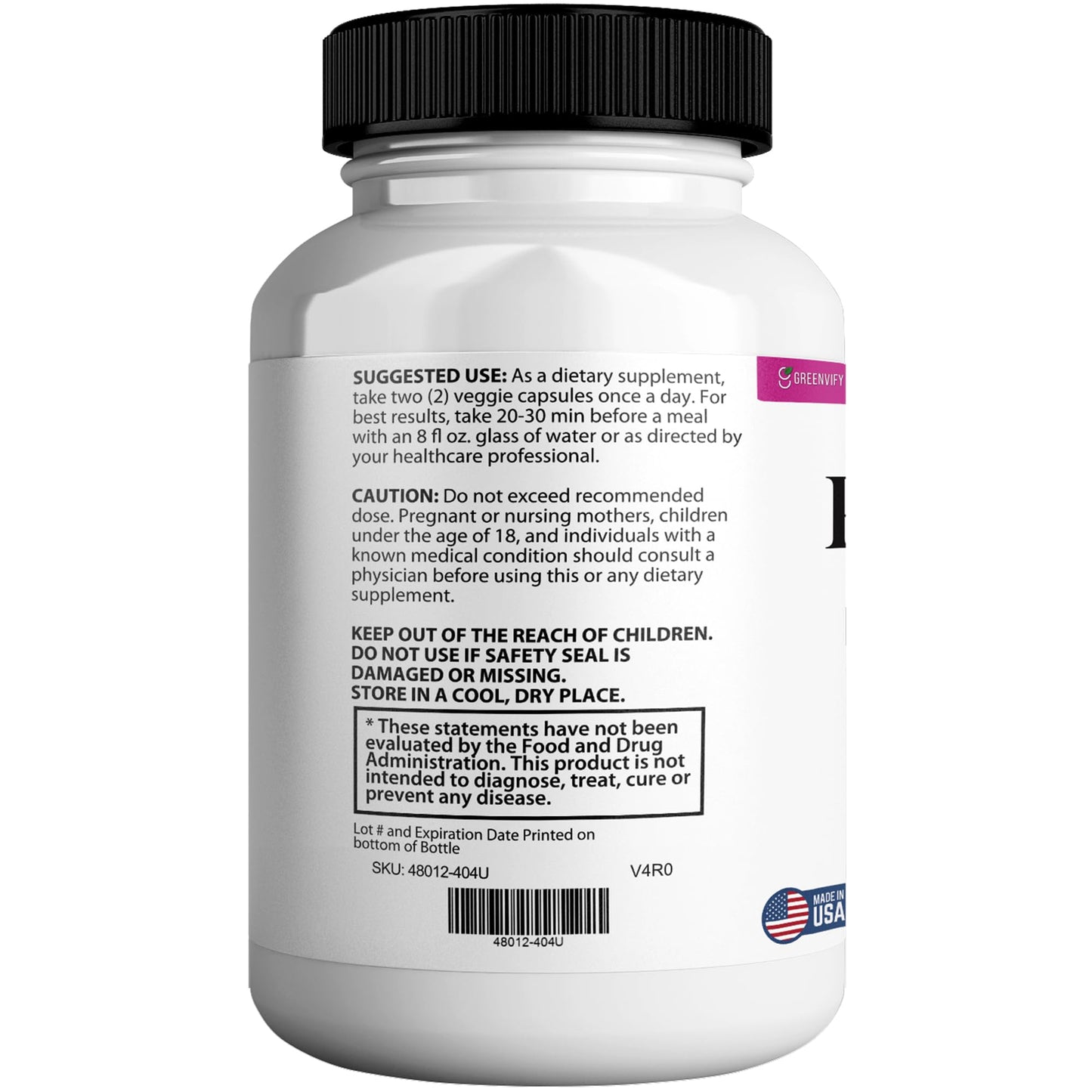 GREENVIFY Primera Max Extra Strength Female Support Capsule 600 Count
