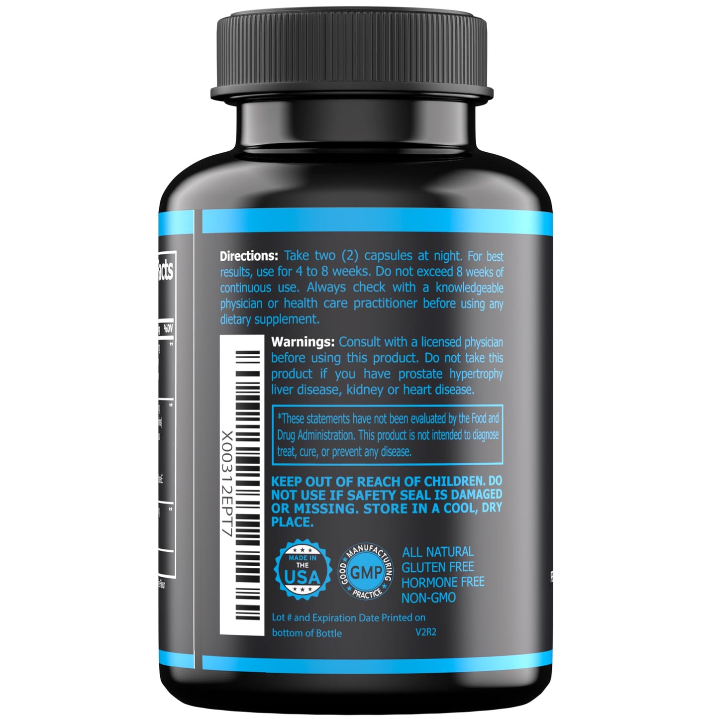 Nutra Simple PCT Supplement for Men 60 Capsules