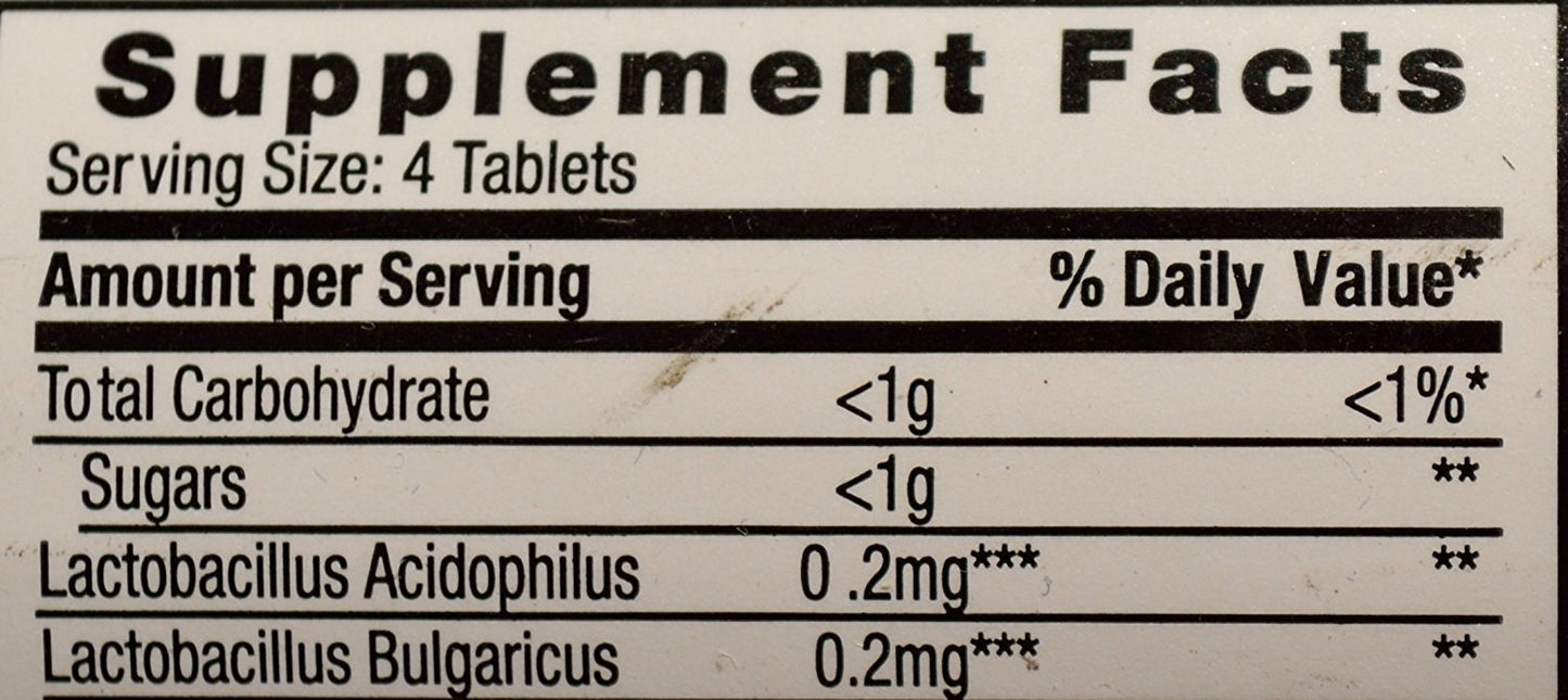 Rising Floranex Probiotic for Colon Health Tablets, 50 Tablets per Bottle