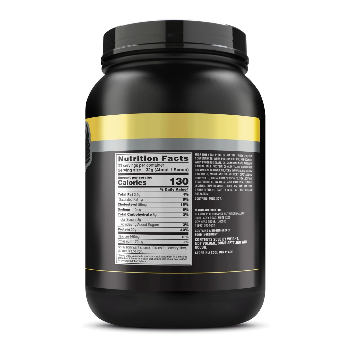 ABB Performance Pure Pro Protein Powder, Vanilla, 37.2 Servings