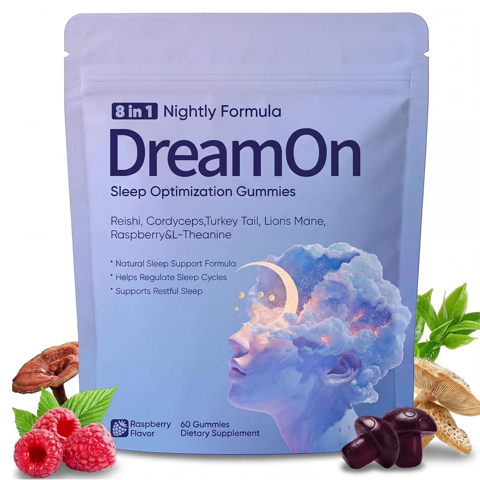 TOGOLIUN DreamOn Sleep Optimization Gummies, 60 Gummies