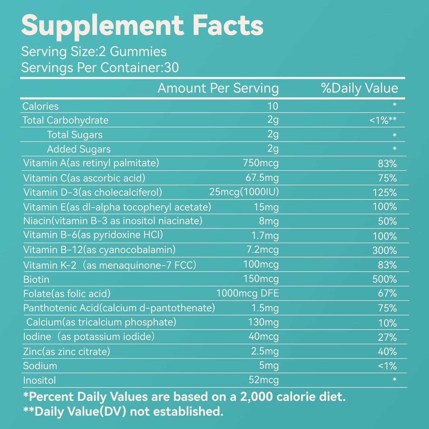 SmildeHeal Women's Multivitamin Gummies 120 Count