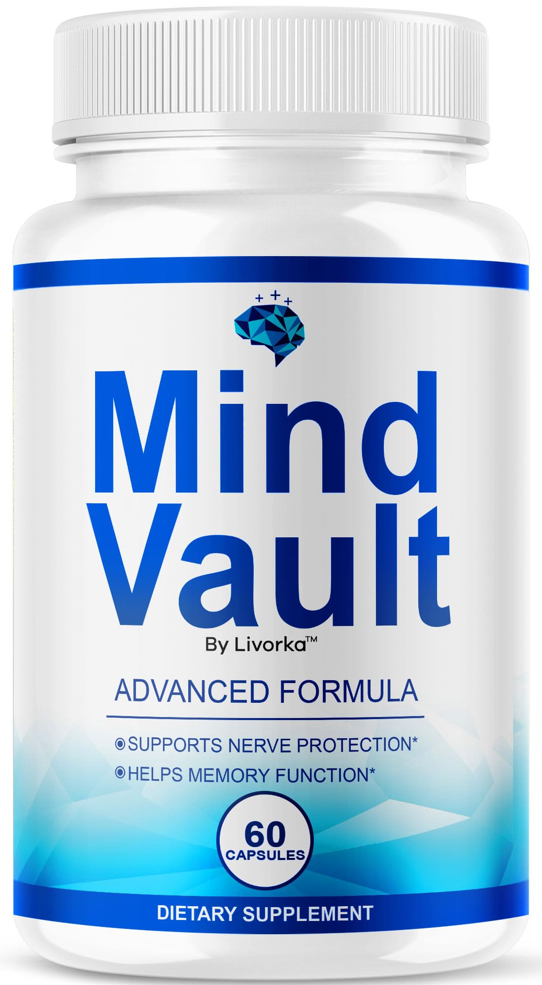 The Sunrise Brand Mind Vault Brain & Memory Support Advanced Formula, 60 Capsules