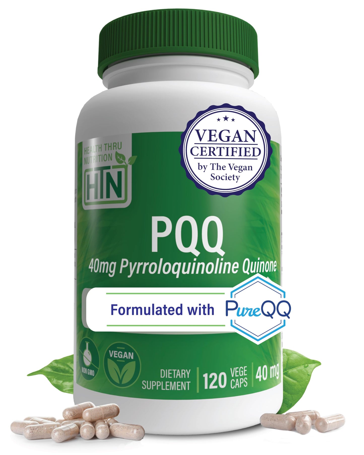 Health Thru Nutrition PQQ 40mg Capsule, 120 Count