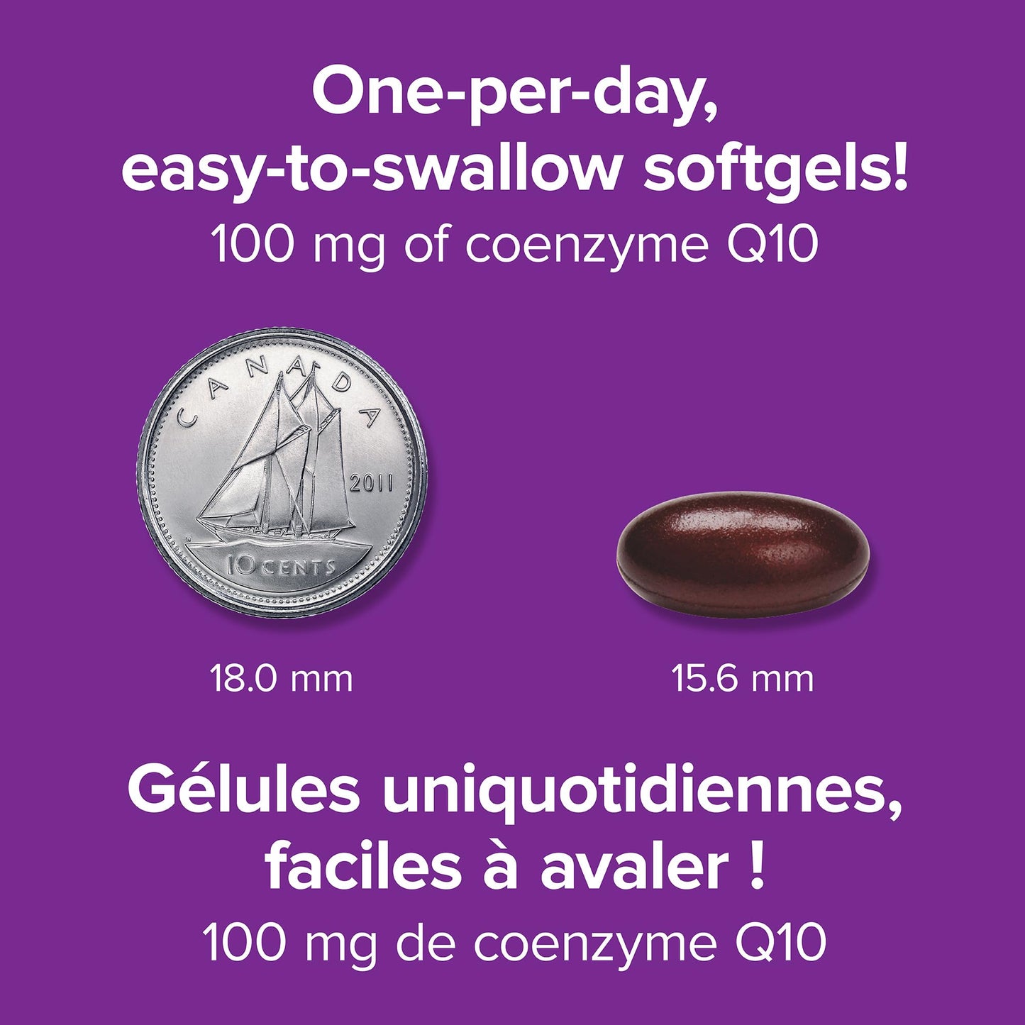Webber Naturals Coenzyme Q10 100 mg Softgel, 60 Softgels