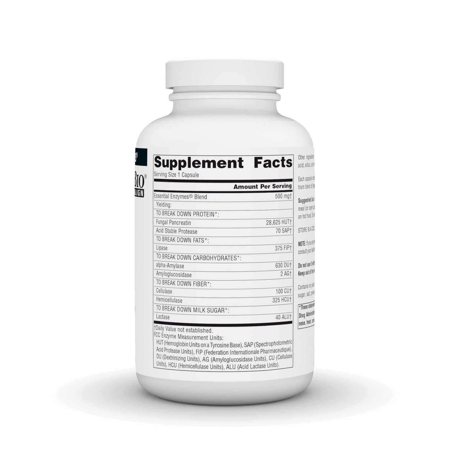 Source Naturals Essential Enzymes Digestive Aid 500mg Capsule, 240 Capsules