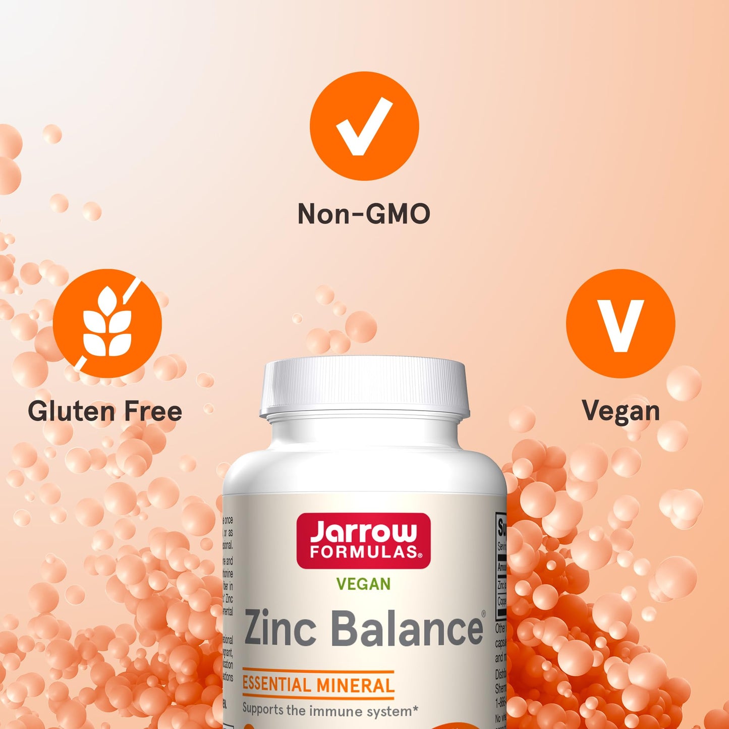 Jarrow Formulas Zinc Balance 15 mg Capsule, 100 Count