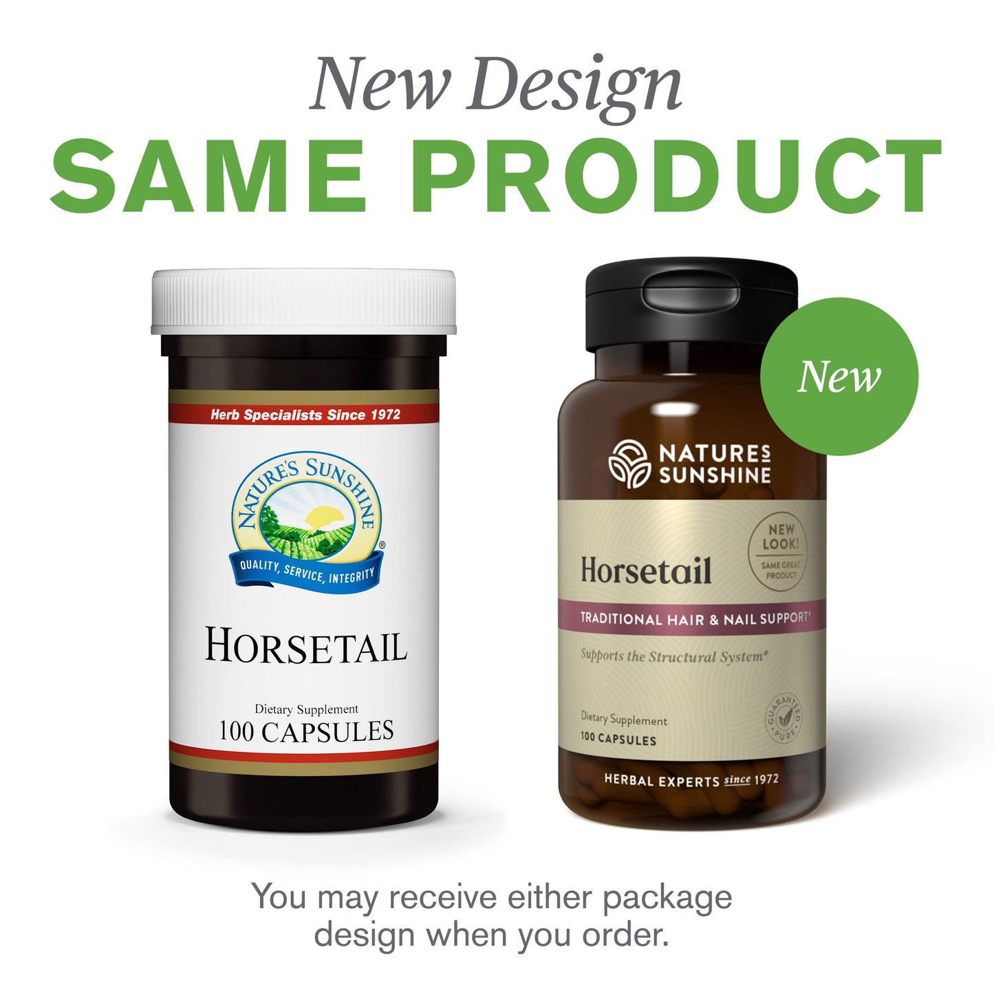 Nature's Sunshine Horsetail Capsules, 100 Count