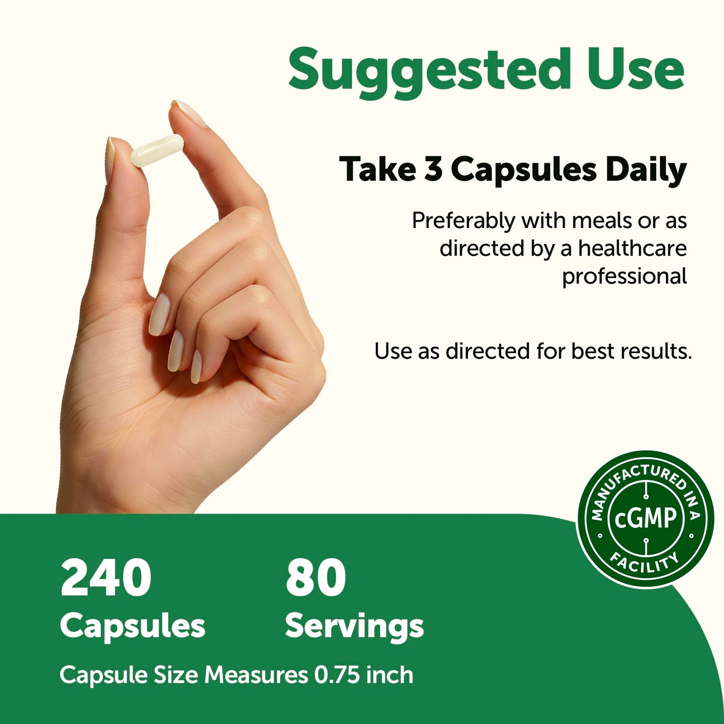 Micro Ingredients Bovine Colostrum Capsules 240 Count