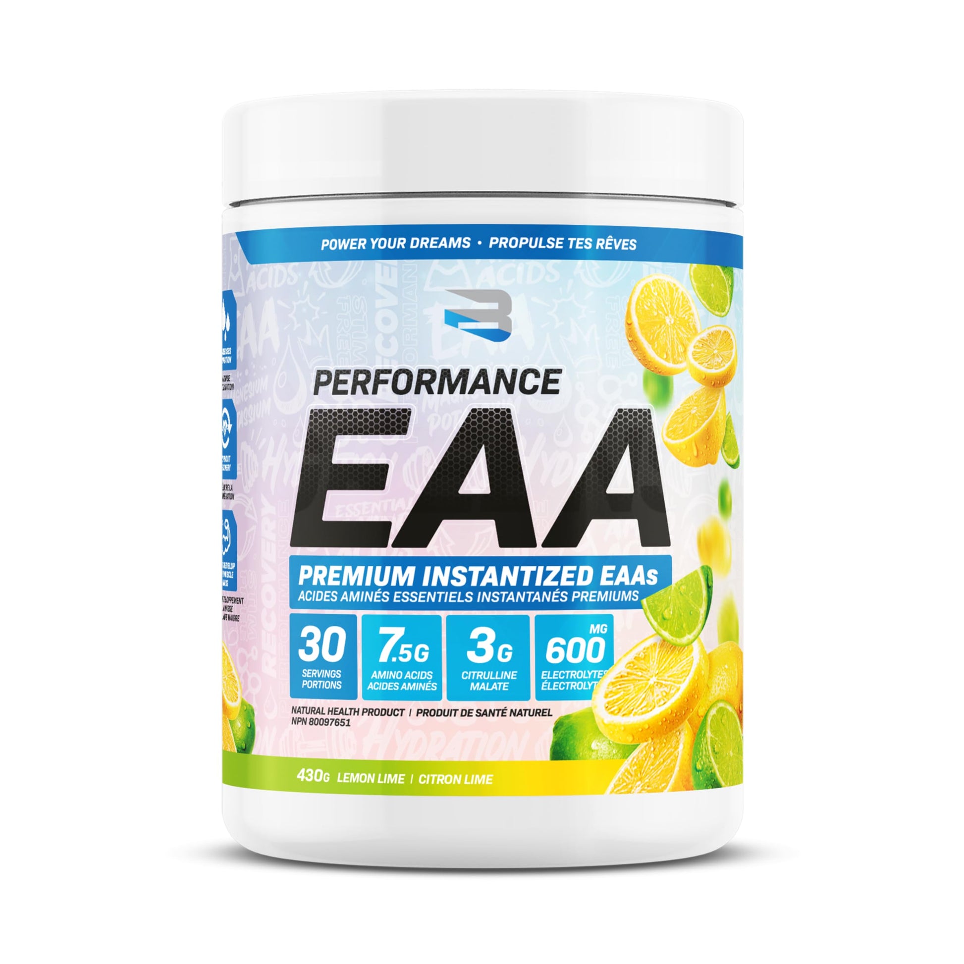 Believe Supplements Performance EAA Powder 13.76 Ounces